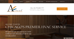 Desktop Screenshot of aircorheatingcooling.com